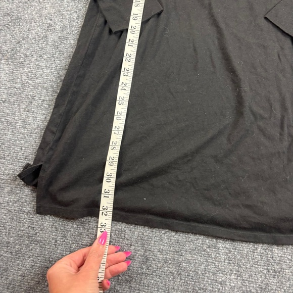 VICTORIA’S SECRET Women’s Black Long Sleeve Nightgown Snowflakes size: Medium - Picture 5 of 5